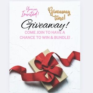 GVEAWAY REMINDER FLYER!